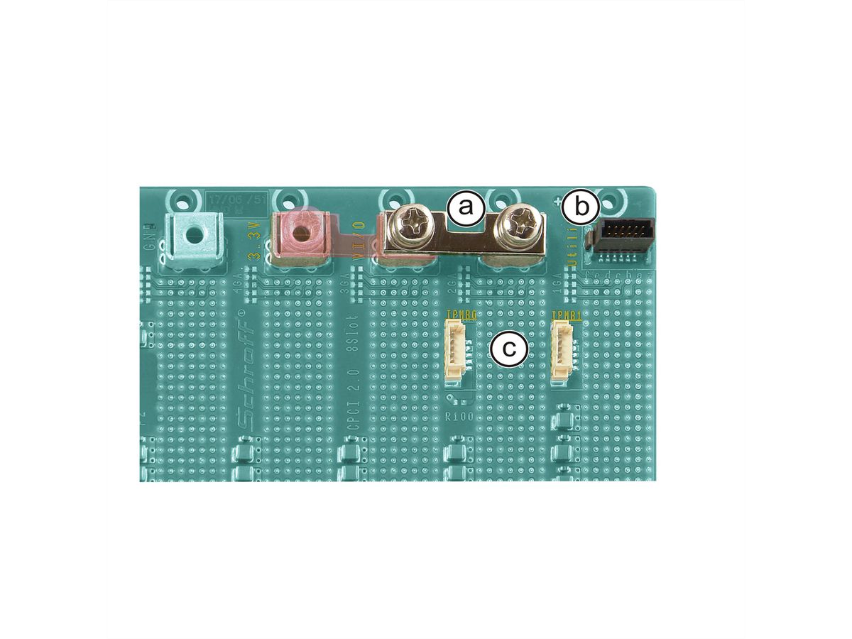 SCHROFF CPCI Backplane, System Slot Left, 3 U, 2 Slot, 64-Bit, 3.3 V VI/O