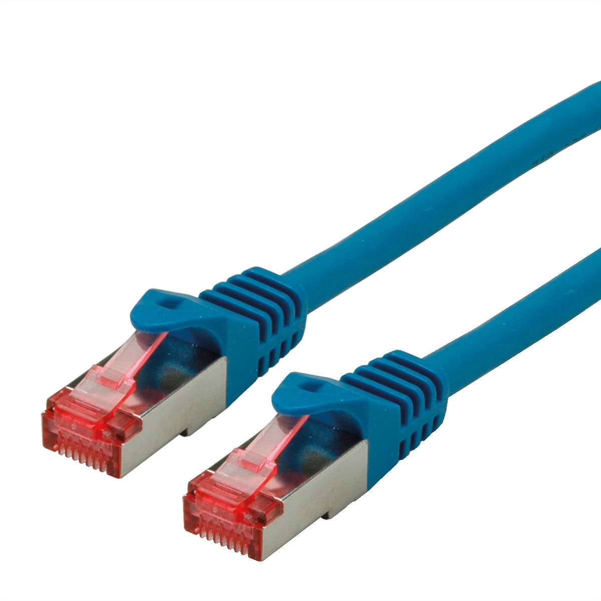 ROLINE patchkabel Cat.6 S/FTP (PiMF), componentniveau, LSOH, blauw, 0,3 m