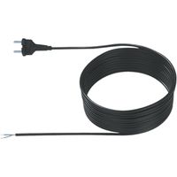 BACHMANN voedingskabel 2x0,75 6,3m , H05VV-F stofzuigerkabel cont.pc.