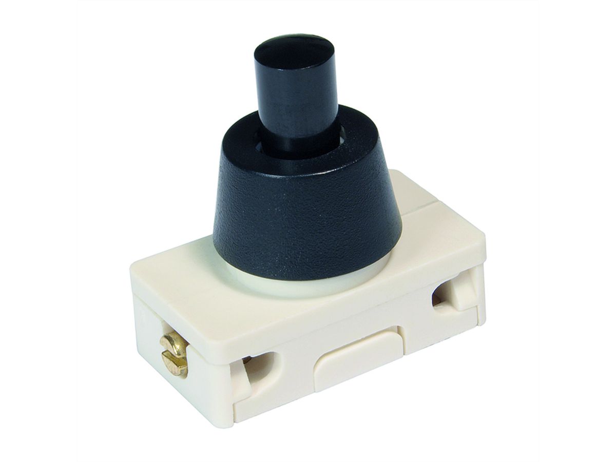 BACHMANN Druckknopfschalter Serie 3030, Ausschalter, 1-polig, schwarz