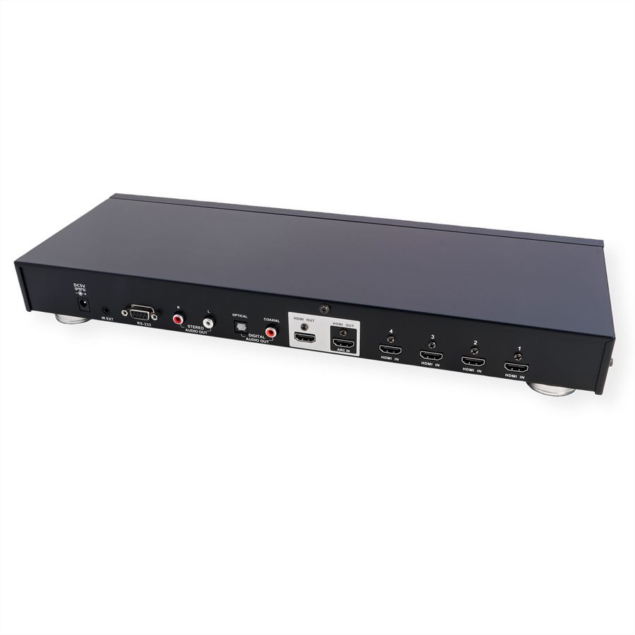 ATEN VS482B 4-poorts True 4K HDMI Switch met Dual View