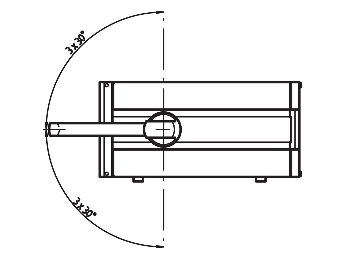 SCHROFF RatiopacPro Tip-Up Handle Assembly Kit, 3 U, 42 HP, 495 mm