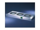 SCHROFF 19" ventilatoreenheid, 1 HE, met frontswitch, 3 ventilatoren, 24 VDC