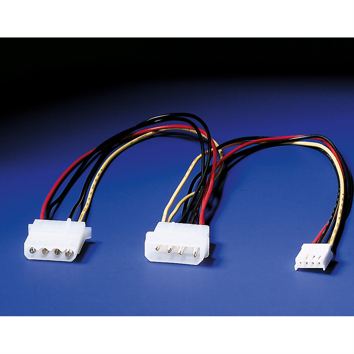 ROLINE Int. Y-Power Cable, 4-pin HDD to 4-pin HDD+4-pin FDD, 0.3 m