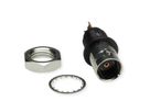 TELEGÄRTNER BNC Bulkhead Socket, insulated with black insulating flange