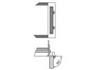 SCHROFF-handgreep uit één stuk, breedte 12,2 mm, zwart geanodiseerd, 249 mm