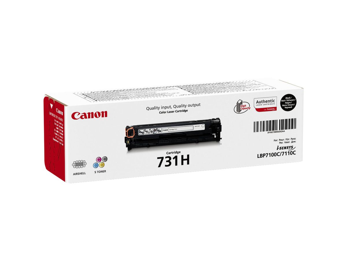 Canon 731H tonercartridge 1 stuk(s) Origineel Zwart