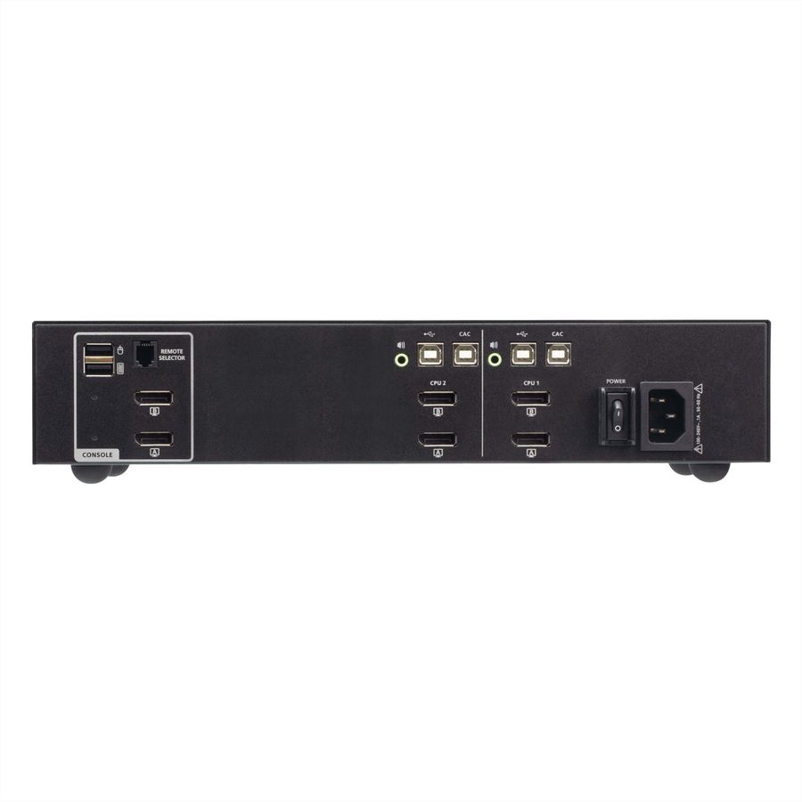 ATEN CS1142DP4C 2-Poorts USB DisplayPort Dual Display Secure KVM Switch met CAC