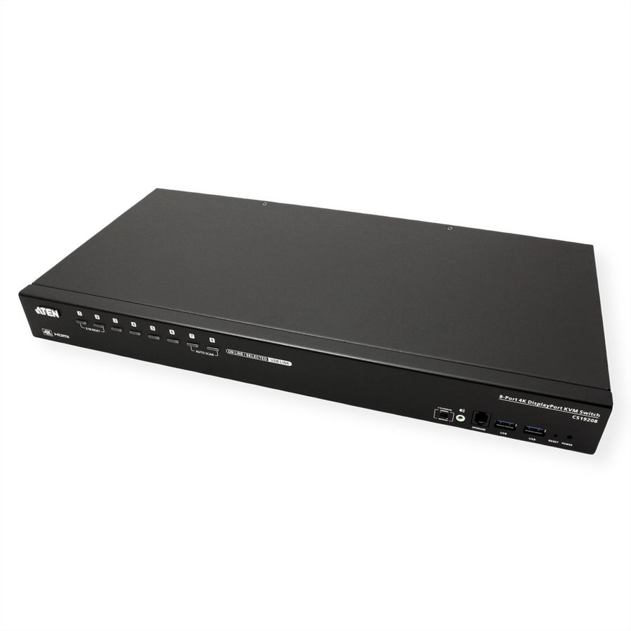 ATEN CS19208 8-Poorts USB 3.0 4K DisplayPort KVM