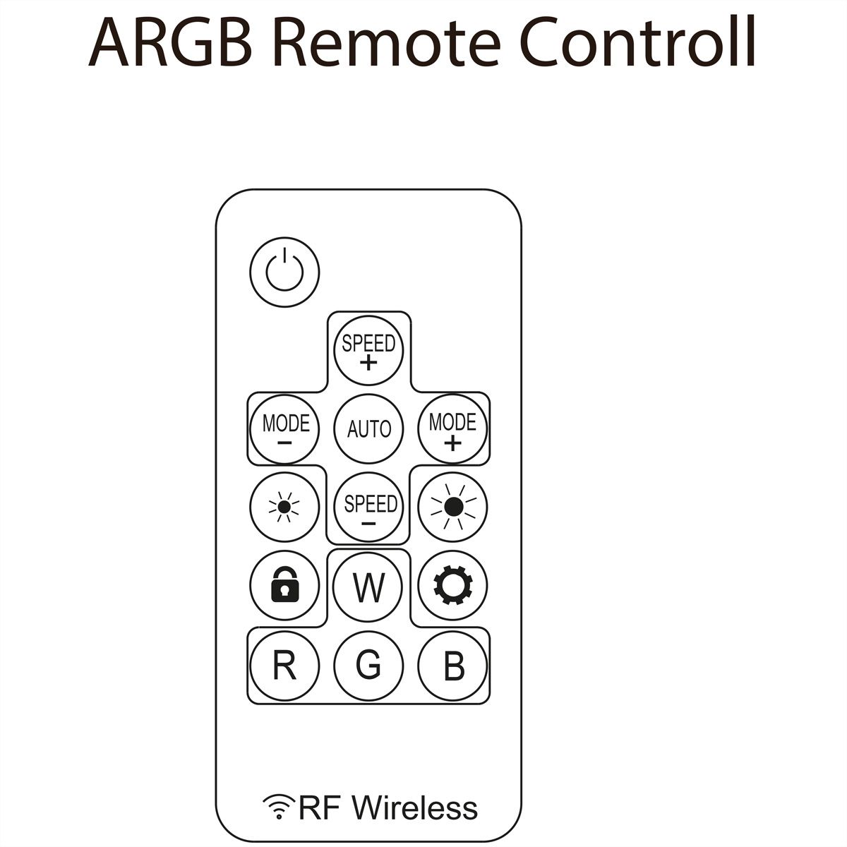 Xilence LQZ.ARGB_Set Remote, Remote Control for ARGB LED PC Components