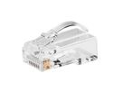 ROLINE Cat.6A (Class EA) Modular Plug, easy pass-through, for solid & stranded wire, unshielded, 10 pcs.