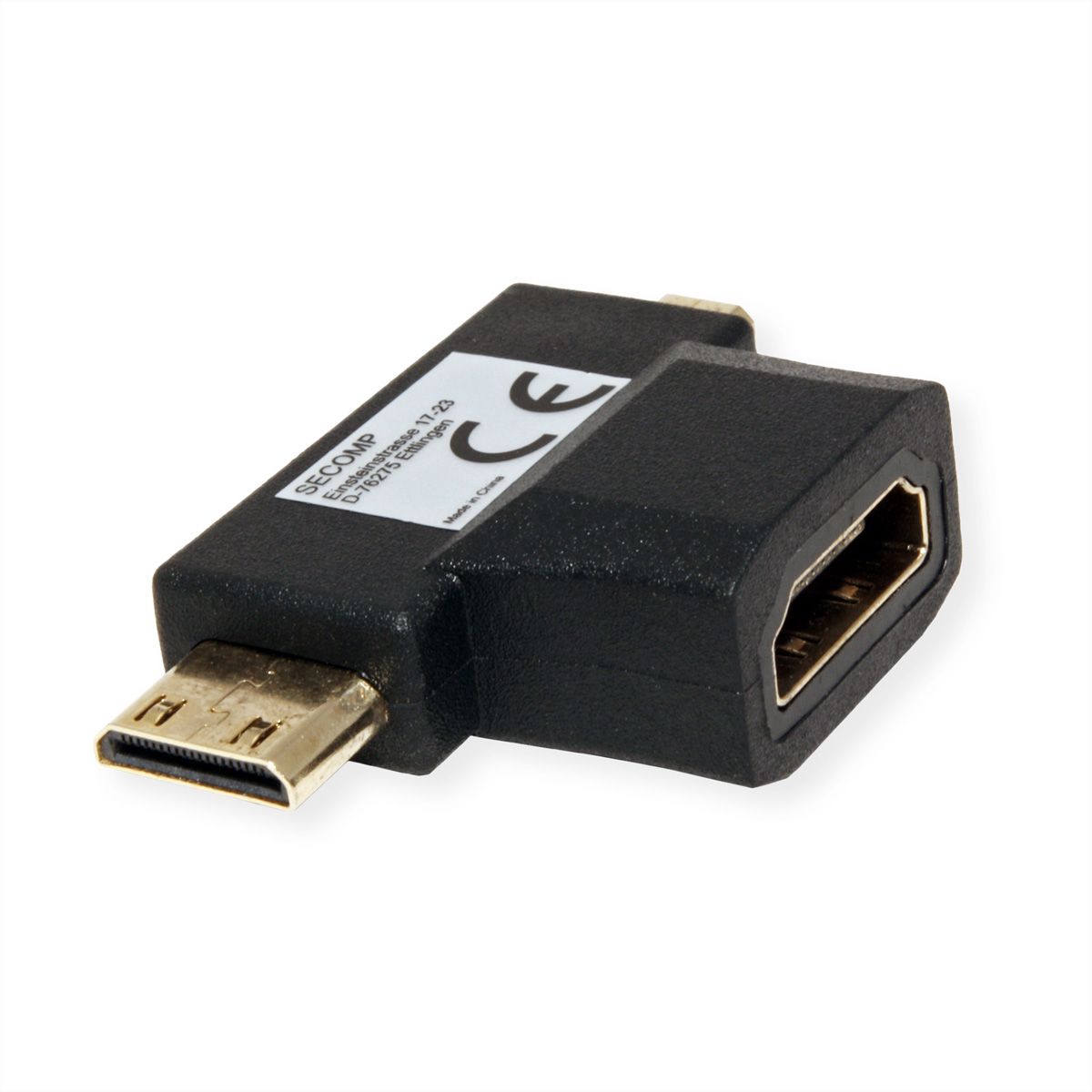 VALUE HDMI T Adapter HDMI HDMI Mini HDMI Micro SECOMP Nederland GmbH