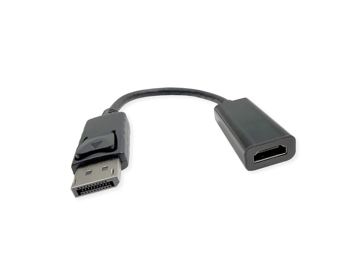 ROLINE 8K DisplayPort-HDMI Adapter, DP ST - HDMI BU, Aktiv