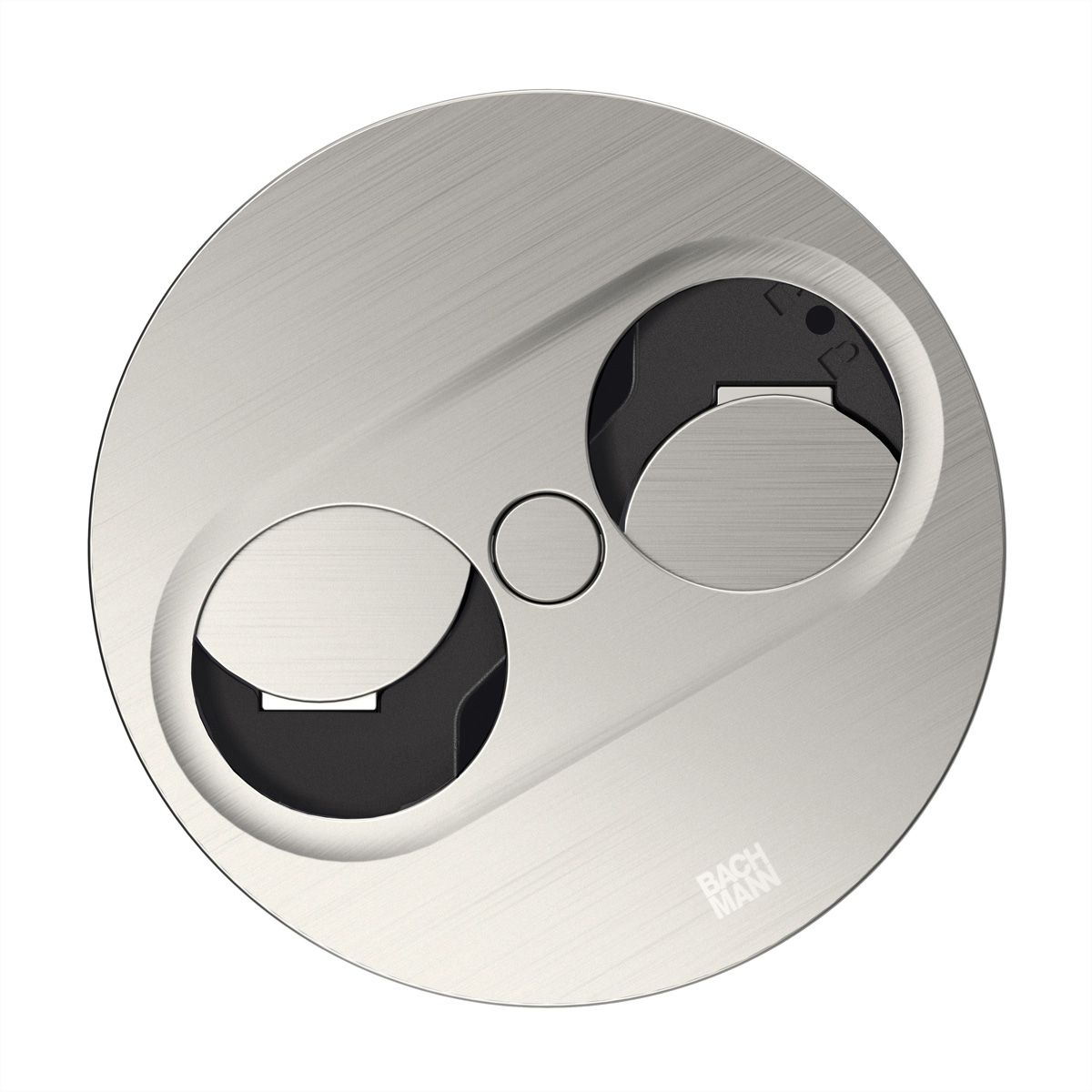 BACHMANN TWIST2 2xCH T23 2.0m AEH, T23 stainless steel look round