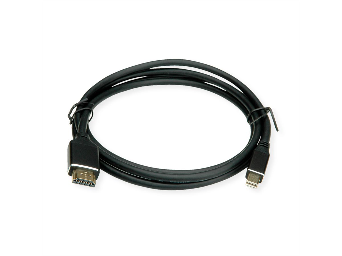 BACHMANN Mini DisplayPort to HDMI 1.5m S.1 Mini DP S.2 HDMI