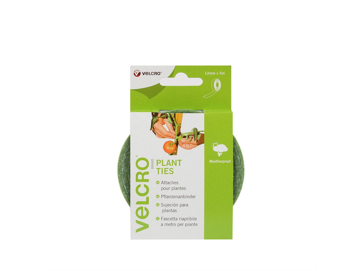 VELCRO® ONE-WRAP® Klittenband voor planten 12mm x 5m Groen