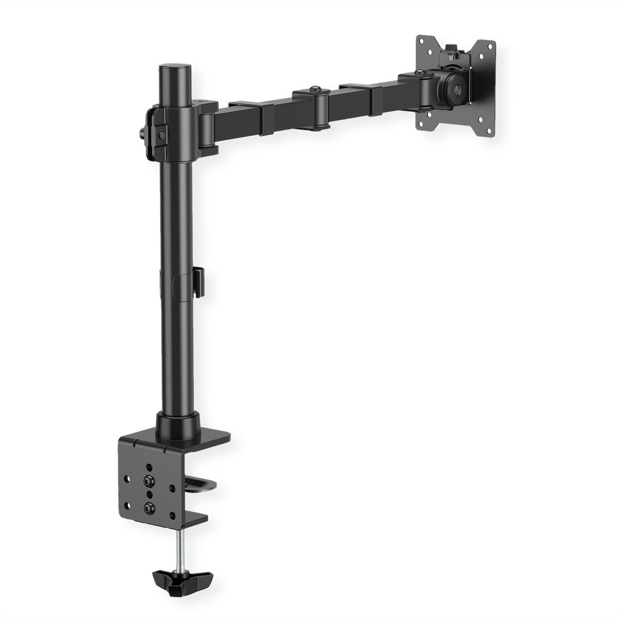 VALUE Heavy Duty Monitor Arm, Pole-Mounted, 17–49 inch, max. 20 kg