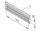 SCHROFF Eurorack Door Hinge Bracket for Shortened Door, 19" Eurorack