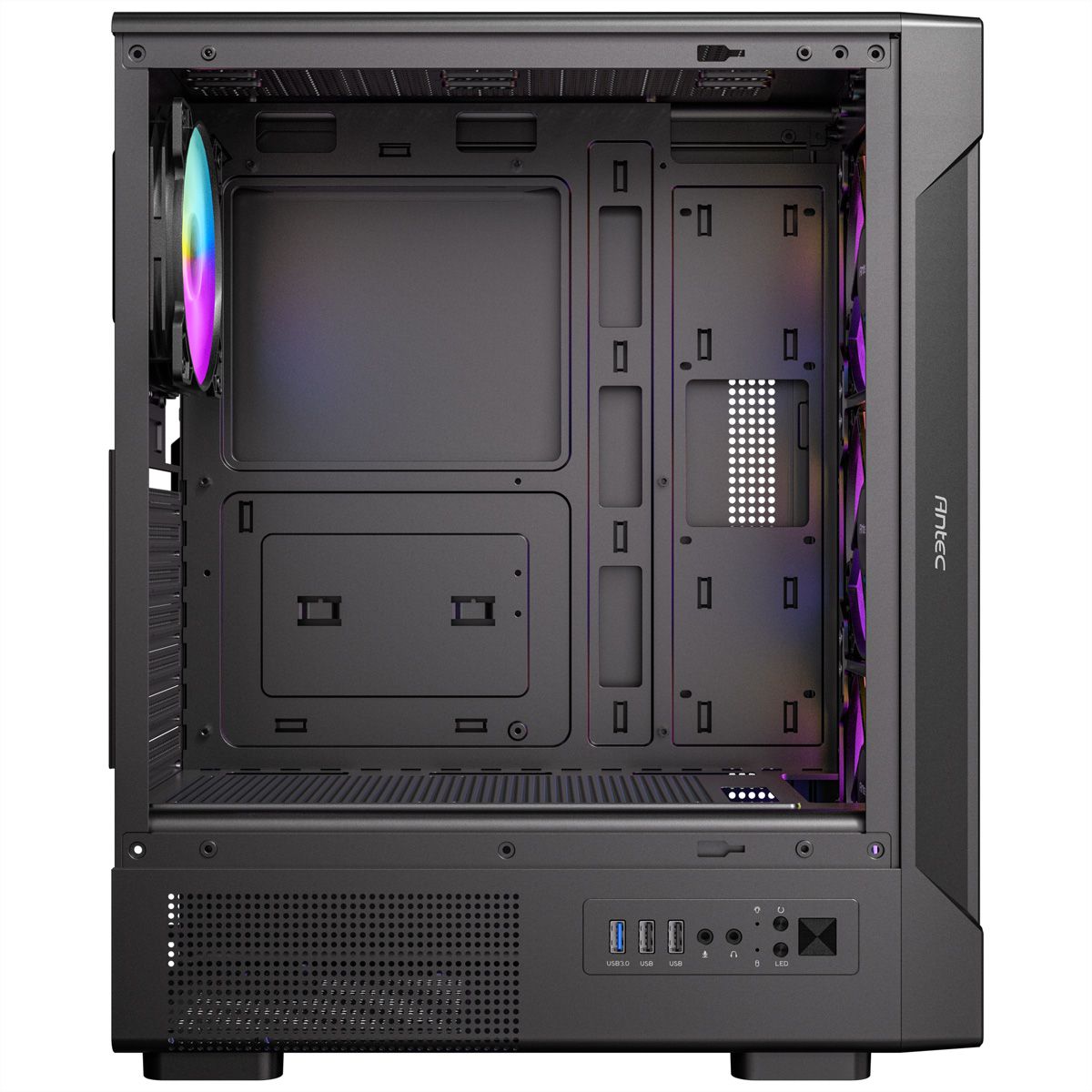 ANTEC VX-320 ARGB ATX, Micro-ATX, ITX Mid-Tower Gaming PC Case, black