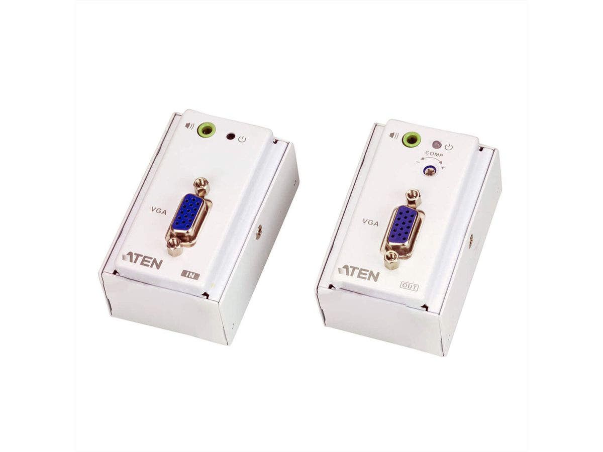 ATEN VE157 VGA/Audio Cat5 Extender Wandpaneel