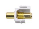 VALUE RCA keystone-koppeling, kunststof, wit