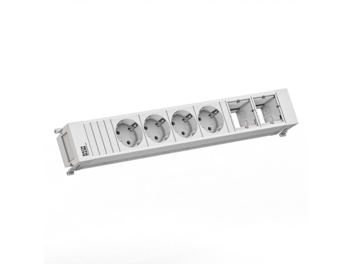 BACHMANN POWER FRAME 4xCEE7/3 2xCM 0.2m GST18 RAL9010