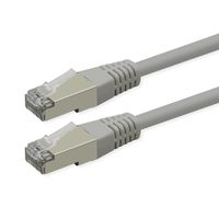 ROLINE patchkabel Cat.6 (klasse E), PoE, S/FTP (PiMF), grijs, 15 m