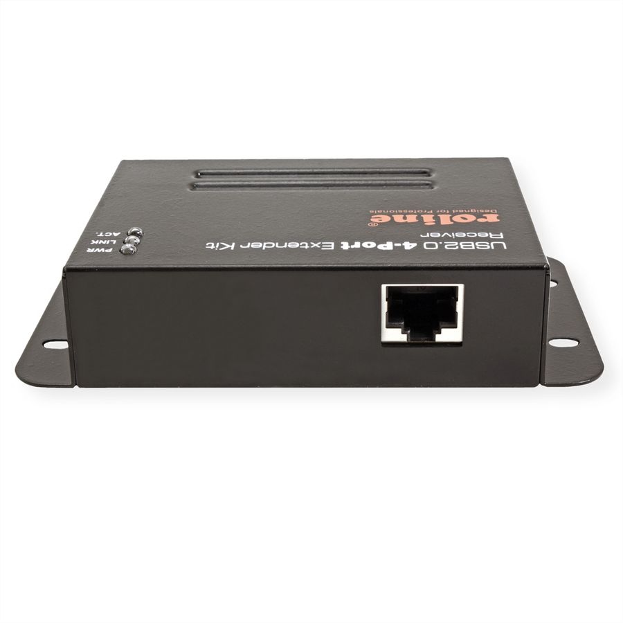 ROLINE USB 2.0 verlenging via RJ45, 4x USB, max. 50m