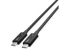 ROLINE Thunderbolt™ 5 kabel, C-C, M/M, 80Gbit/s, 240W, passief, zwart, 0,8 m