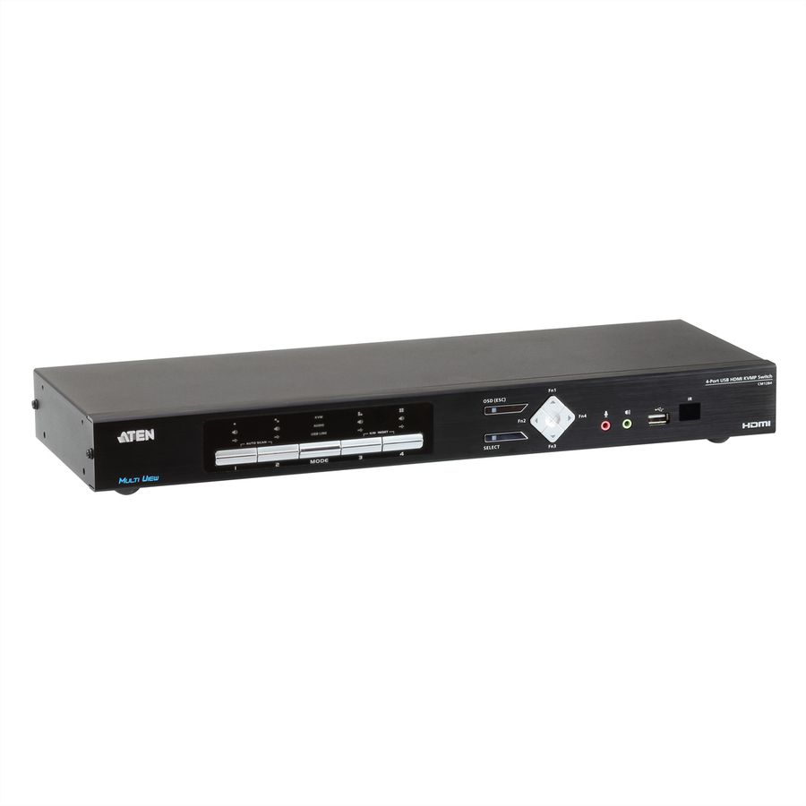 ATEN CM1284 4-poorts USB HDMI Multi View KVMP Switch