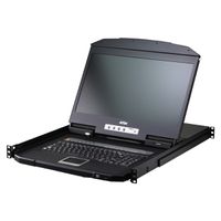 ATEN CL3716iNW UK 16-Port USB HDMI LCD KVM Konsole, UK-Layout