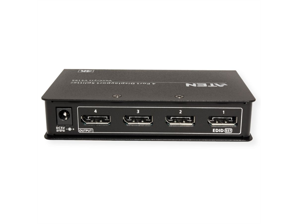 ATEN VS194 4-Poorts 4K DisplayPort Splitter