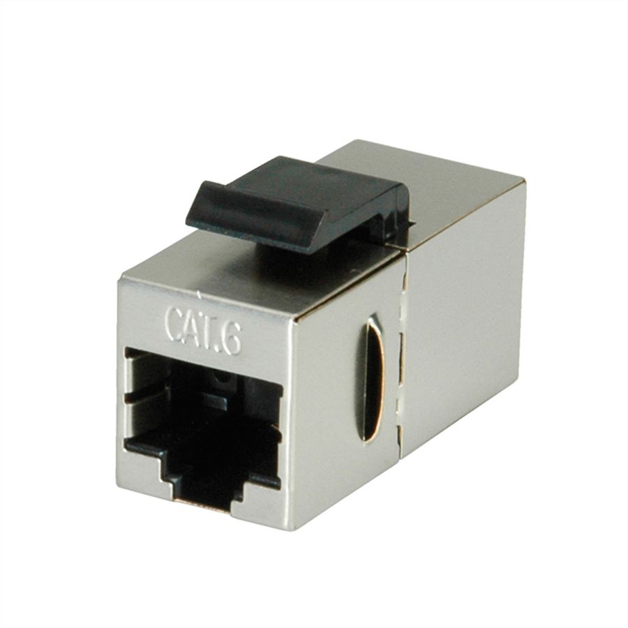 VALUE RJ-45 Koppelstuk, Keystone, afgeschermd, Cat.6 (Class E)
