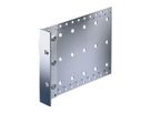 SCHROFF EuropacPRO Side Panel for Textile Gasket, Type H, Heavy, Handle Holes, 3 U, 175 mm