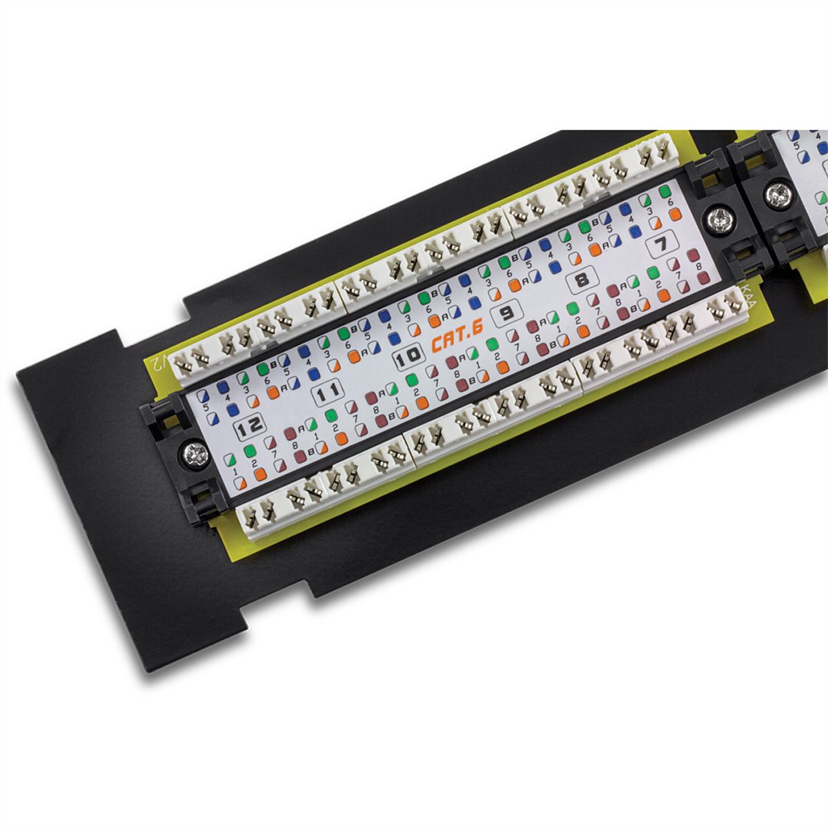 TRENDnet TC-P12C6V Patchpaneel, 12-poorts wandmontage Cat.6 niet afgeschermd