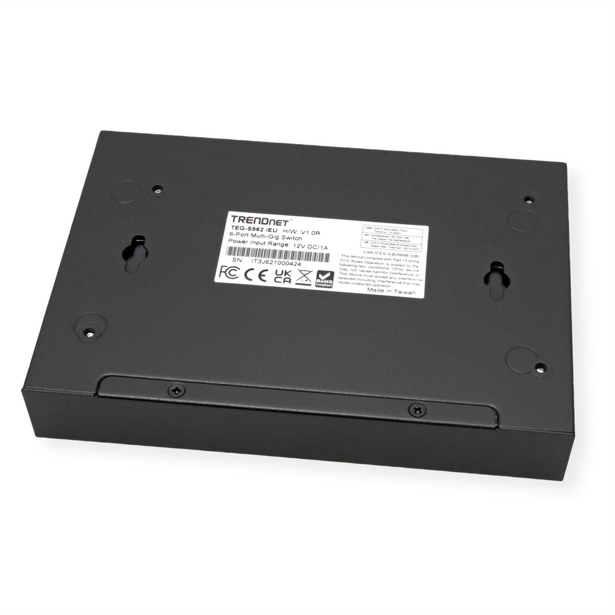 TRENDnet TEG-S562 6-poorts switch, Multi-Gigabit