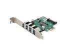 VALUE PCI-Express-Kaart, USB 3.2 Gen 1, 4 Poorts