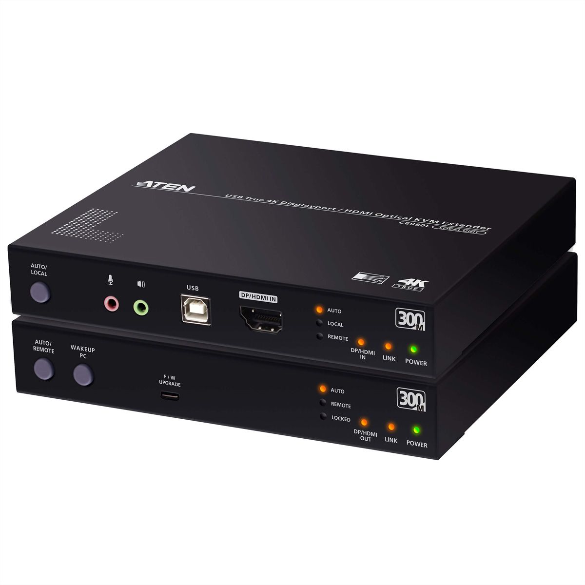 ATEN CE980 USB True 4K DisplayPort/HDMI optische KVM-extender