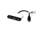 VALUE Beeldschermadapter USB Typ C - HDMI, USB 3.2 Gen 1 Type A, Type C PD