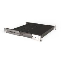 SCHROFF 19" Telescopic Shelf for Varistar, Novastar, Eurorack, 70 kg, RAL 7021, 553W 600D