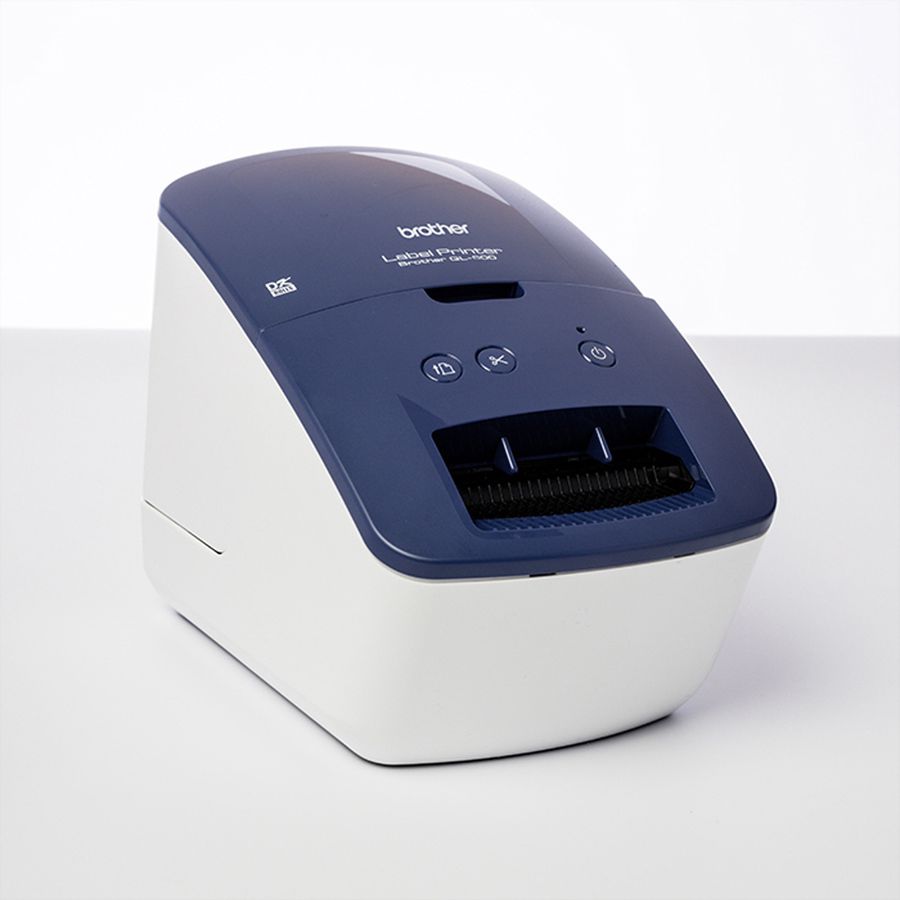 BROTHER QL600B LABEL PRINTER Blau