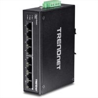 TRENDnet TI-G80 8-Port Hardened Industrial Gigabit Ethernet DIN-Rail Switch
