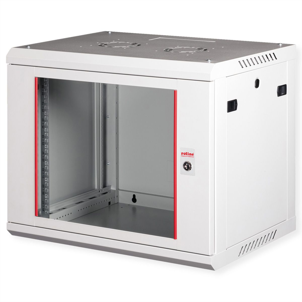 ROLINE 19-inch wandbehuizing Basic Plus 9U, 600x450 BxT grijs