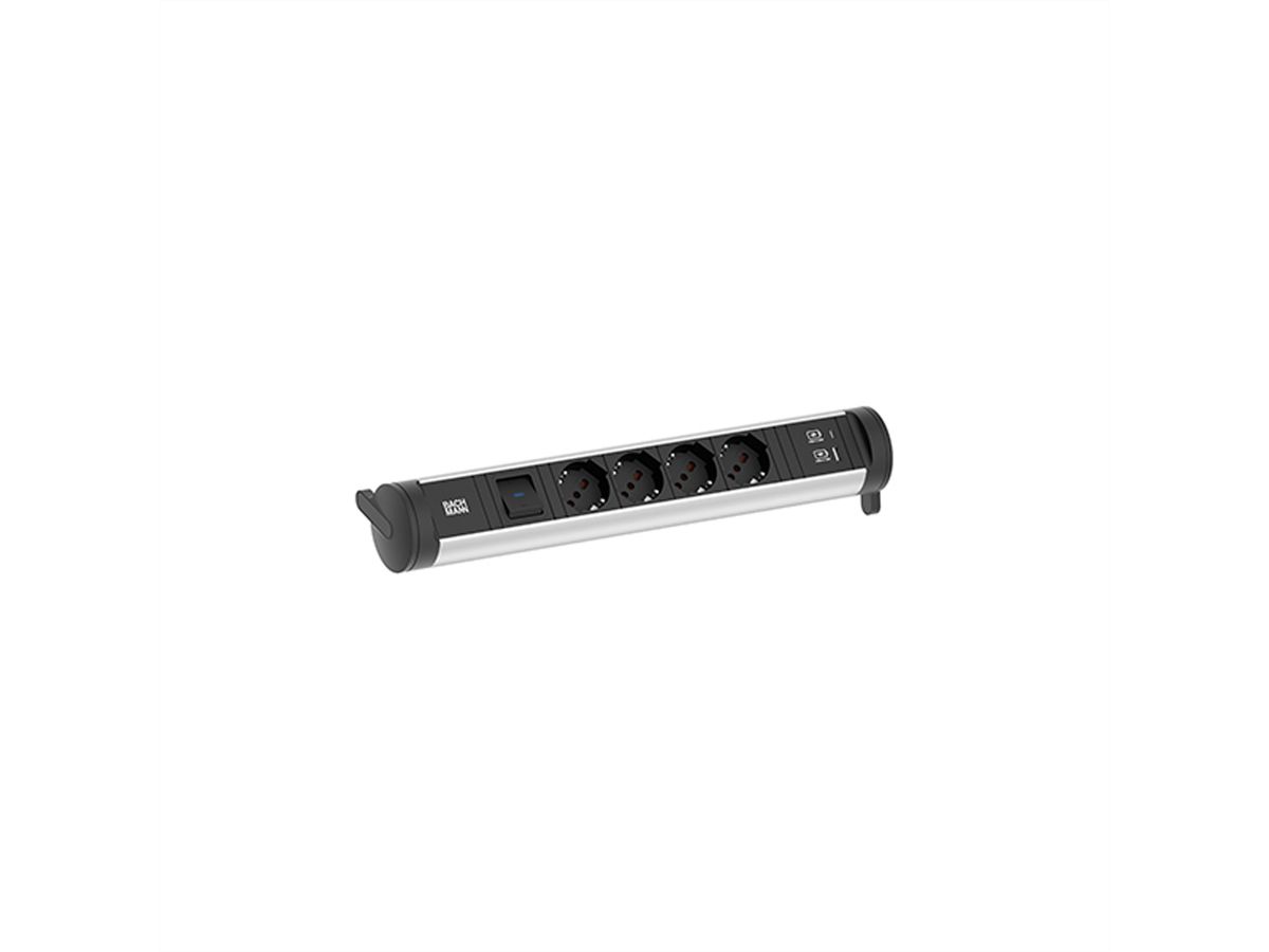BACHMANN CYCLE-SET 4xP40 1xSwitch 1xUSB A/C 22W 0,2m GST18