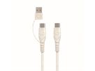 BIOnd BIO-CT-TC USB-C naar Type-C+A 3A Kabel , 1,2 m