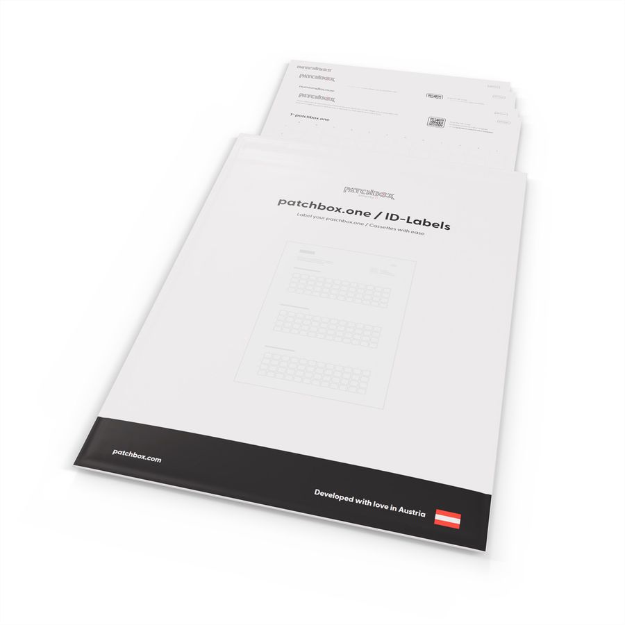 patchbox.one ID-labels 432 bedrukbare stickers