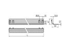 SCHROFF Eurorack Slide Rail, 25 kg, 800D, 5 pairs