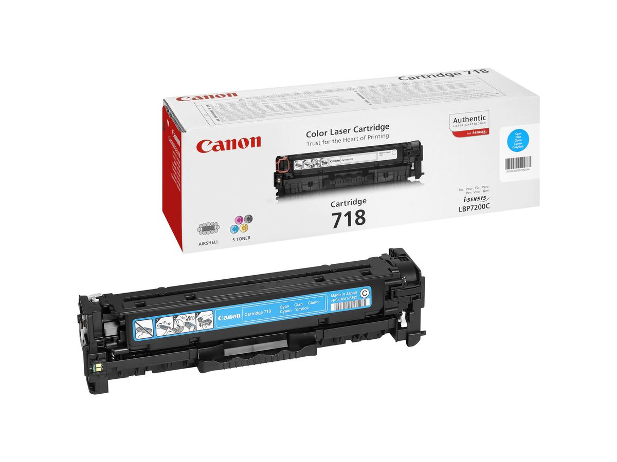 Canon CRG-718 C tonercartridge 1 stuk(s) Origineel Cyaan