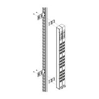 SCHROFF PDU Mounting Bracket for Mounting of Two Socket Strips Side by Side