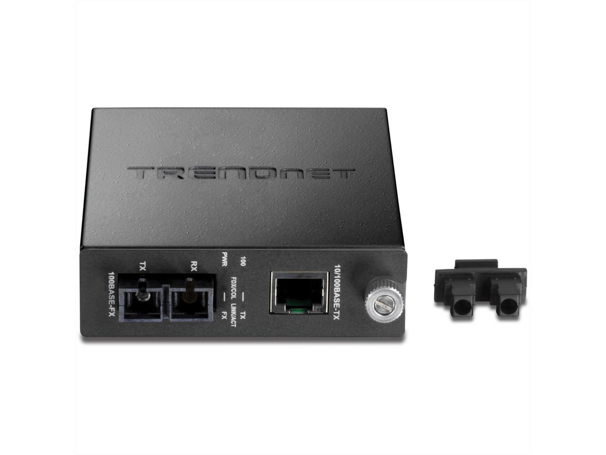 TRENDnet TFC-110S15 200Mbps 1310nm Single Mode Netwerk Media Converter